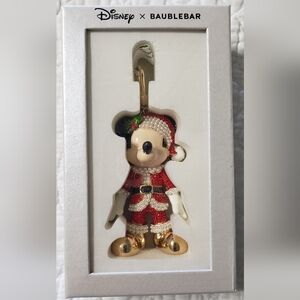 Disney x BaubleBar Mickey Mouse Santa Bag Charm
